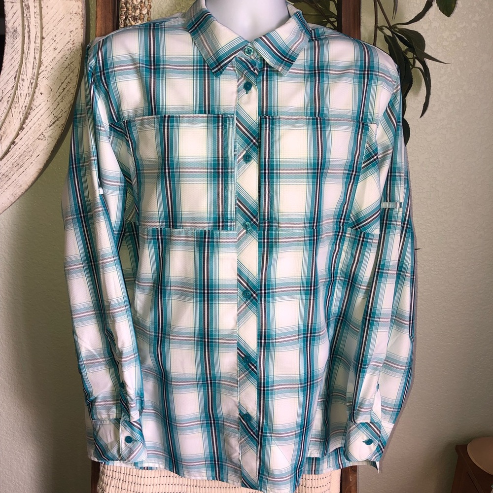 Worldwide Sportsman Button Down Sun Activity Shirt, Size XL, SPF 30, Unisex